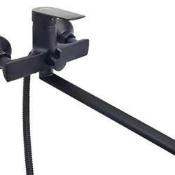 04 Смеситель для ванны с длин. изливом ЧЕРНЫЙ С8204