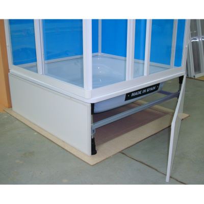 ЭКРАН КАРКАСА ДЛЯ ДУШ. ПОДДОНА 90*25 (КОМПЛЕКТ 2 ШТ)