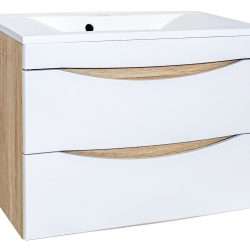 09 Тумба МИЛАНА 750 подвесная (дуб сонома светлый) под умыв.НАТАЛИ V19