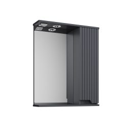 Зеркальный шкаф Асти (60 (Графит + Графит) Правый)