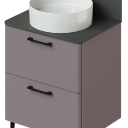 Тумба со столешницей напольная Итана Nais 60 2.0 602х458х760 (Р-861 Амаретти)