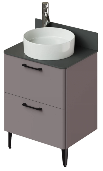 Тумба со столешницей напольная Итана Nais 60 2.0 602х458х760 (Р-861 Амаретти)