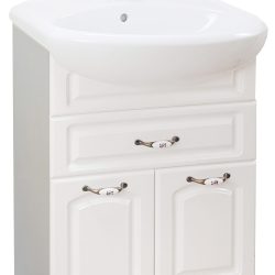 17 Тумба Наталия  600 (2 дв. + 1 ящ.) (Белый ) (ум. Грация 60) VERSAL