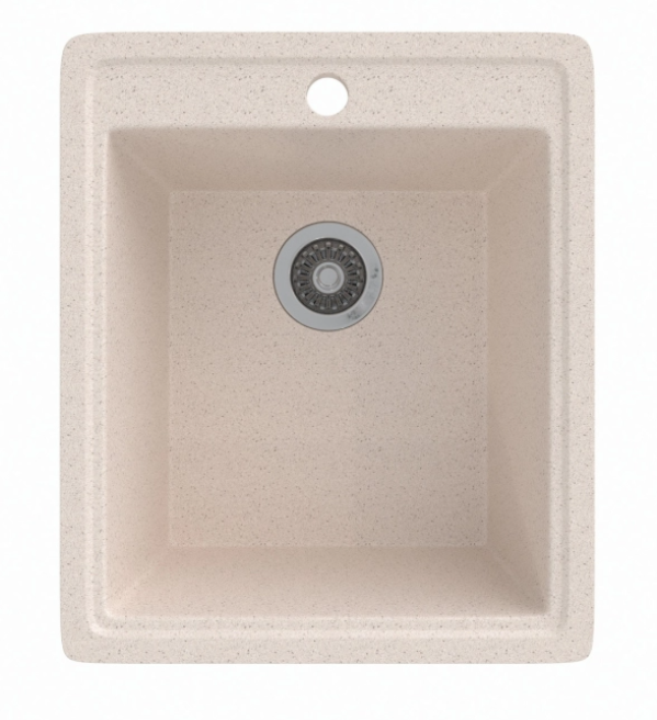 Мойка ML-GMS18 СТАНДАРТ прямоугольная, бежевый (328), 410*470*190мм