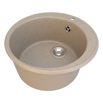 Мойка Zeter Stil 510 круглая, песочная, 507*200мм