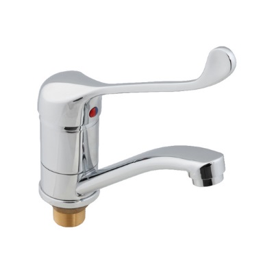 48 Смеситель для кухни средний нос с гайкой хирургический СВ4148