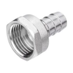 Штуцер латунный ф15 16мм В никель