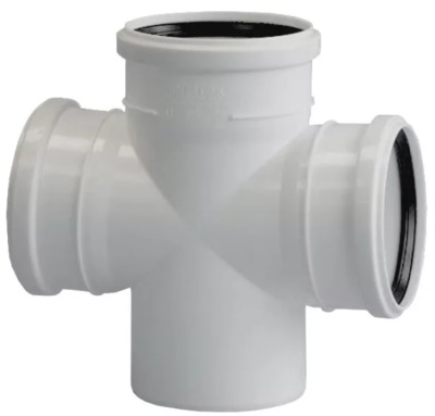 ПП Крестовина 110х110х110х90 бесшумная ПОЛИТЭК (20шт)