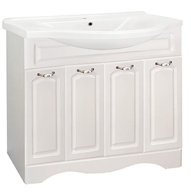 17 Тумба Наталия 1050 (4 дв.) (Белый) под ум. Классик 105 VERSAL