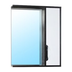 26 Зеркальный шкаф Прадо 600 (венге+белый) лев. VERSAL