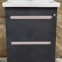 4 Тумба  "Уран СОМО 70"  2 ящика Графит с доводчиком