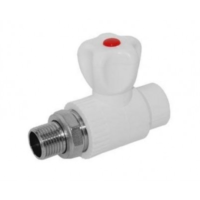 Кран п/радиатор 25-3/4 н/р прямой Аква