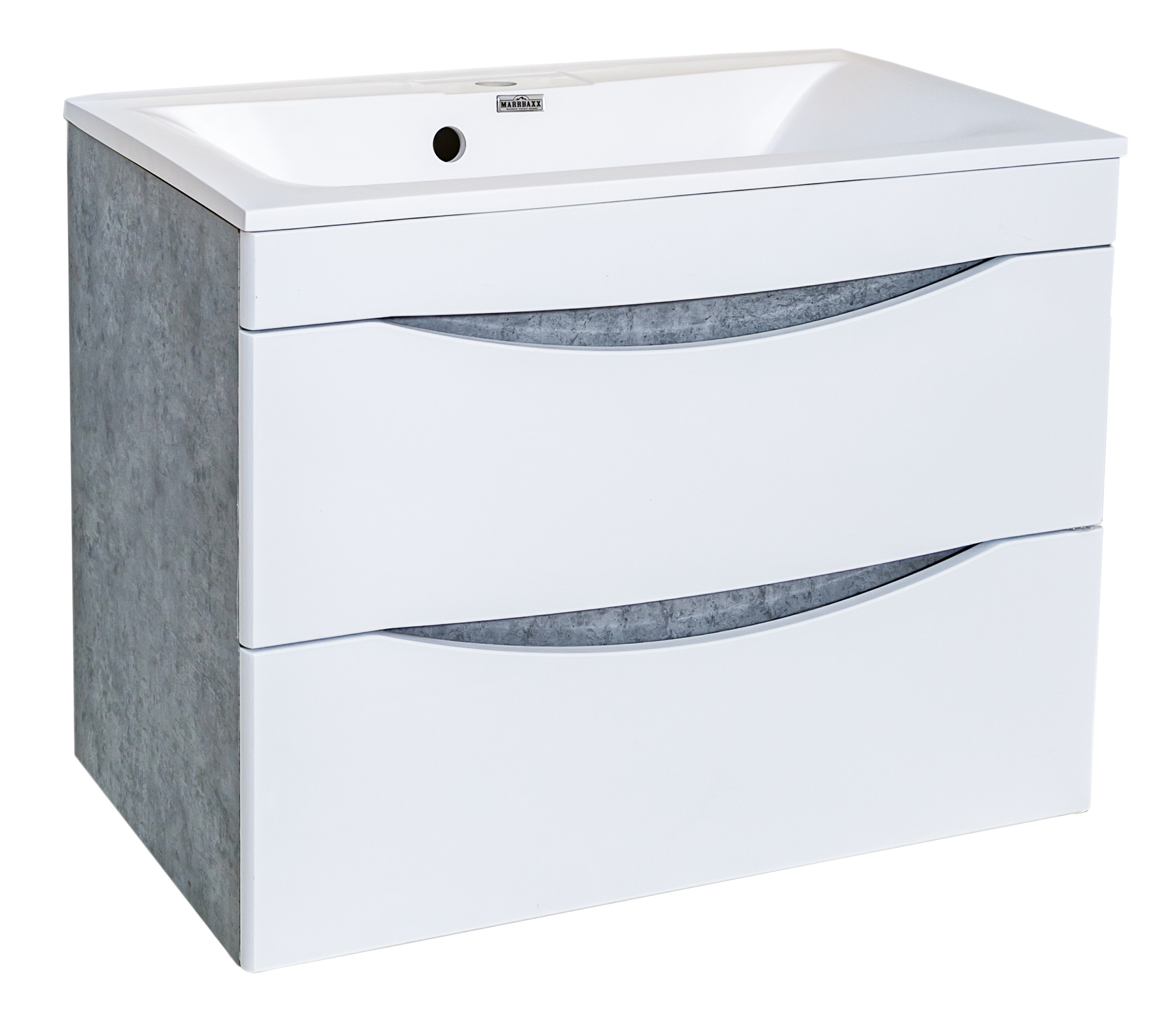 09 Тумба МИЛАНА  750 подвесная (бетон) под умыв.НАТАЛИ V19