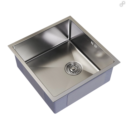 Мойка подст.монтаж 45х42 (3,0) вып 3 1/2 MIXLINE PRO 20см с сифоном (сатин)