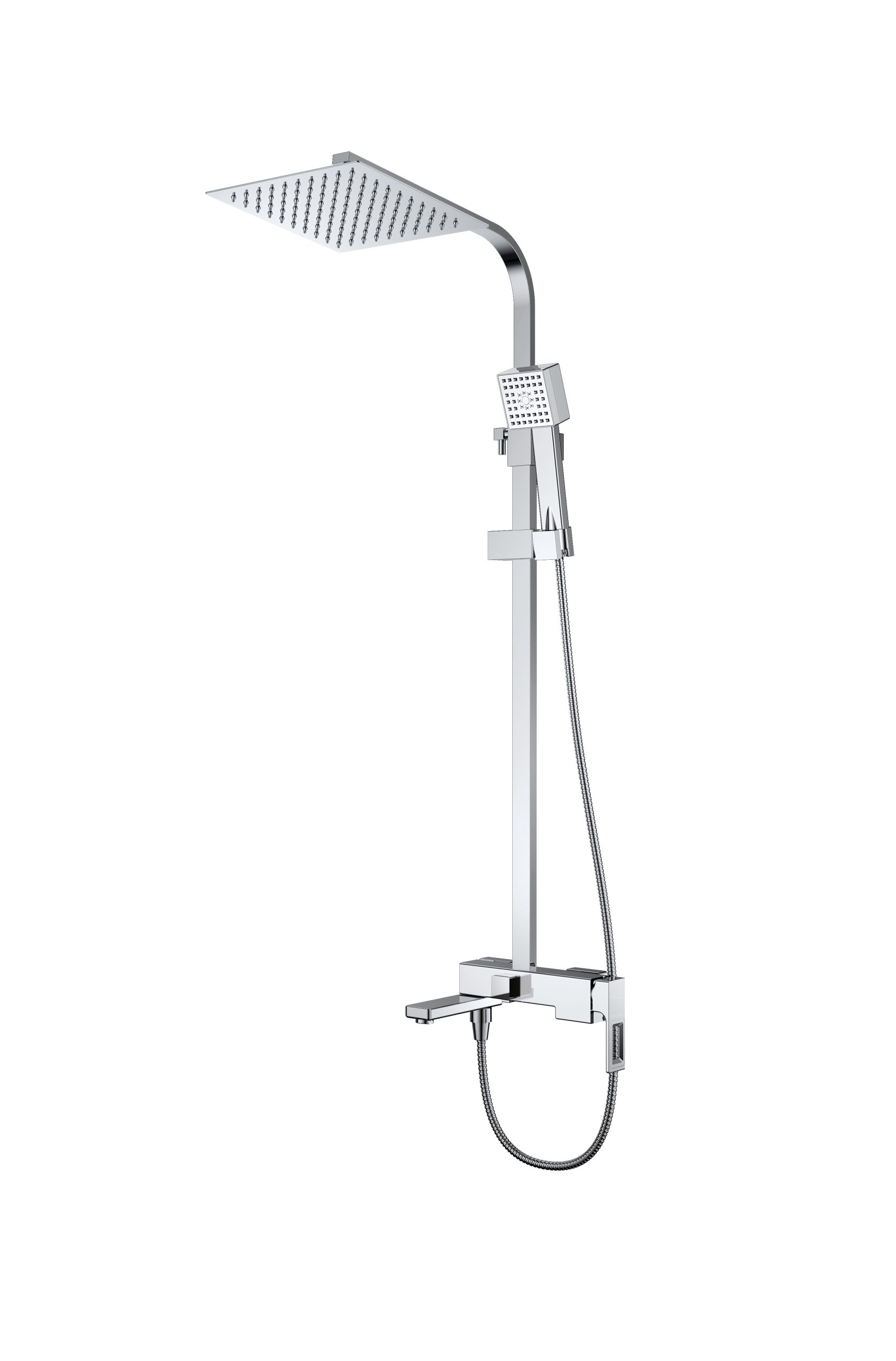 18 Душевая система со смесителем и тропическим душем Люкс А8718