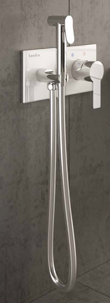 ELSA смеситель скрытого монтажа для гигиенического душа (панель стекло)