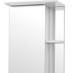 Зеркальный шкаф НИКОЛЬ 55 лев.