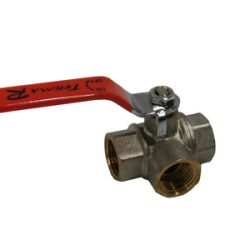 Кран 3-ходовой шар 1/2-1/2-1/2 г/г/г