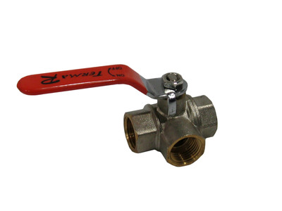 Кран 3-ходовой шар 1/2-1/2-1/2 г/г/г