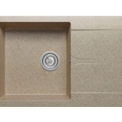Кухонная  мойка Polygran GALS-760 (аналог F-07) с крылом, песочный, 500*760*200мм