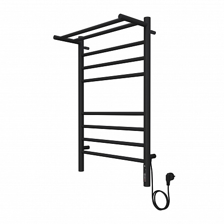 Аврора с/п П6 450х600 Электро ( new встроен диммер) Полотенцесушитель TERMINUS ЧЕРНЫЙ матовый