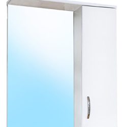 02 Зеркальный шкаф БАЛИ 600 (левое) (зеленый)