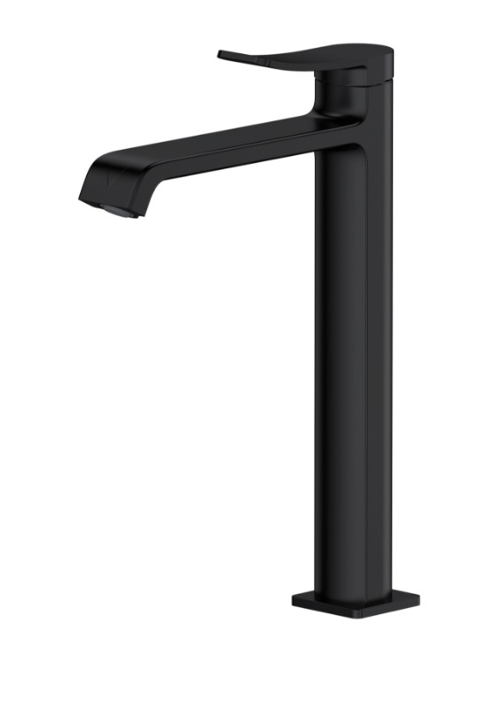 30 Смеситель для умывальника высокий (черный) СВ3230