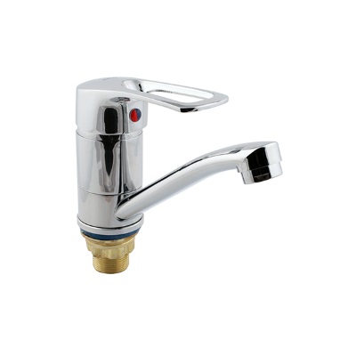 25 Смеситель для кухни средний нос c гайкой С4125