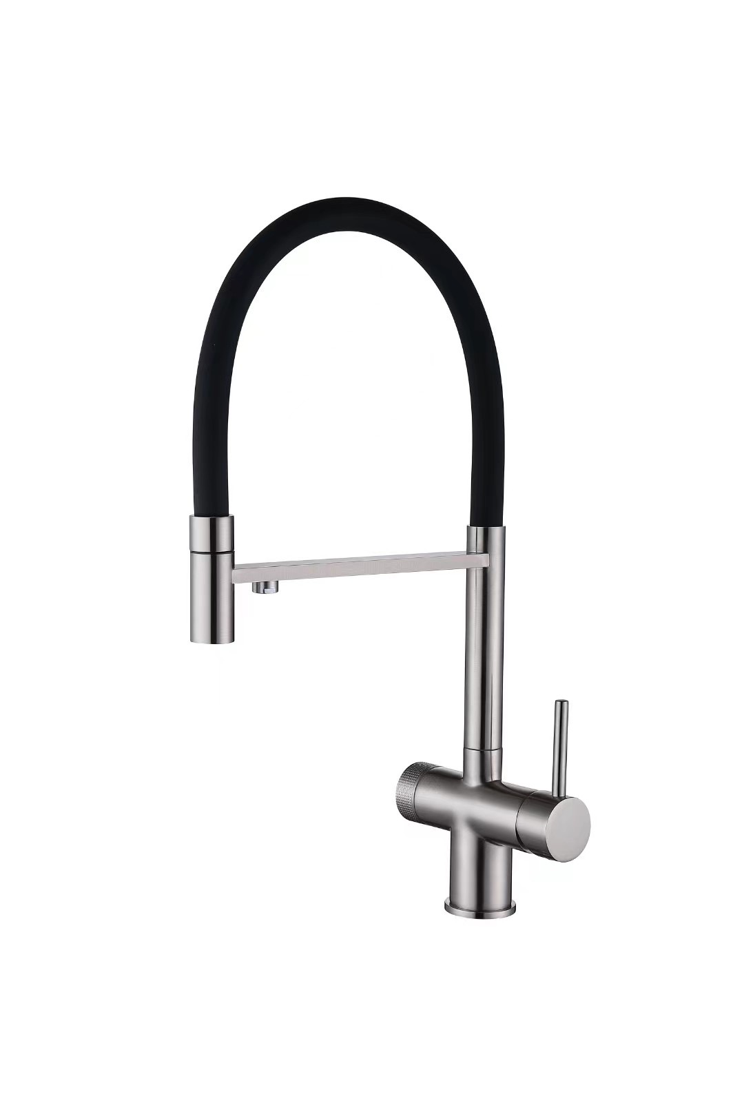 45 Смеситель для кухни + РОДНИК А3745-5 (Сатин)