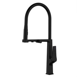 47 Смеситель для кухни + РОДНИК А3747-1 Люкс (Черный)