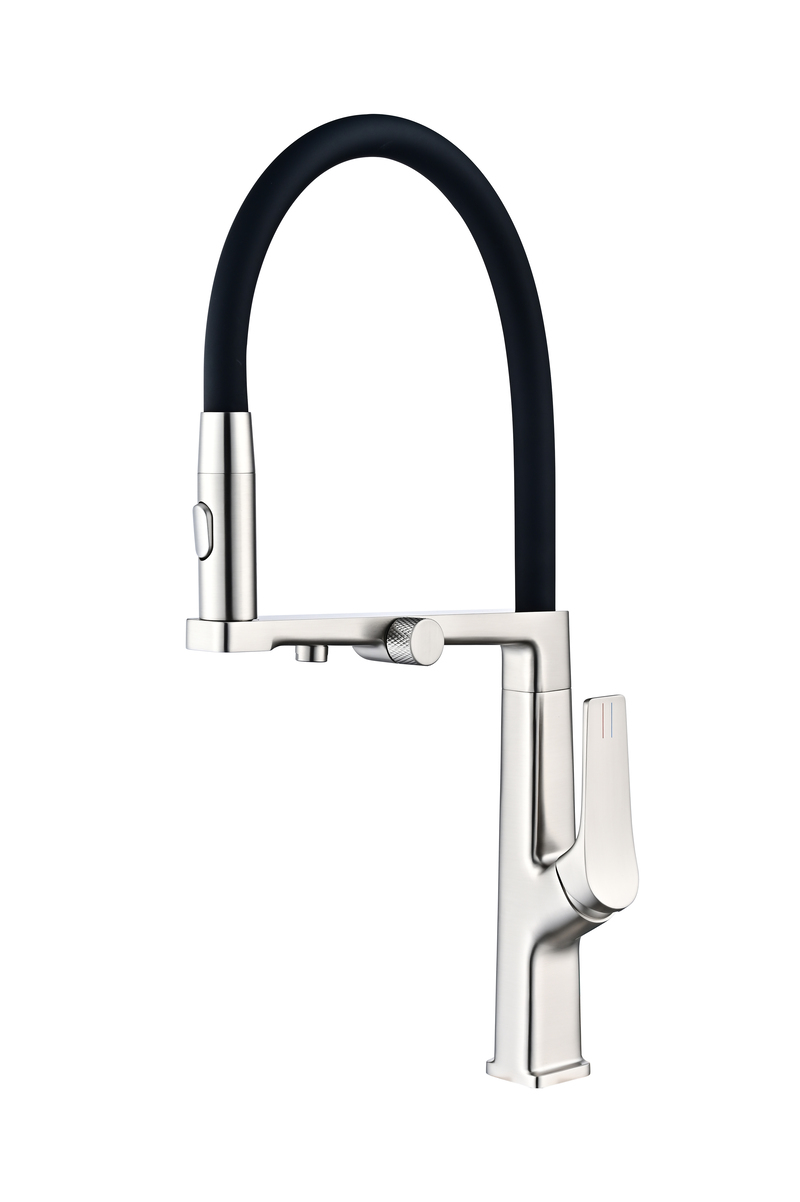 47 Смеситель для кухни + РОДНИК А3747-5 Люкс (Сатин)