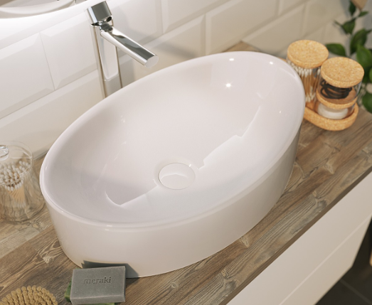 Раковина Roll 53 Polytitan