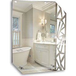 Зеркало MIXLINE "Квадро" 550*685 с полкой