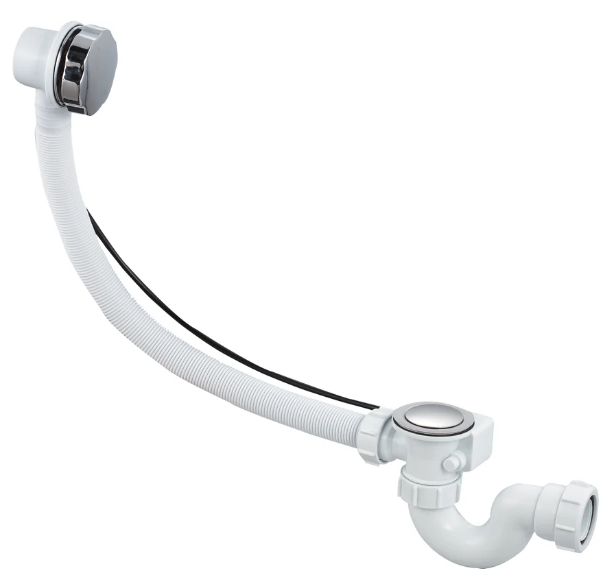 Сифон для ванны автомат, 600 мм