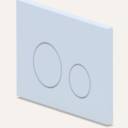 Клавиша инсталляции WP1300  круглая белая