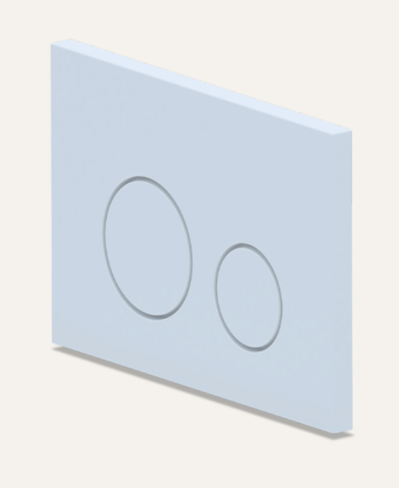 Клавиша инсталляции WP1300  круглая белая