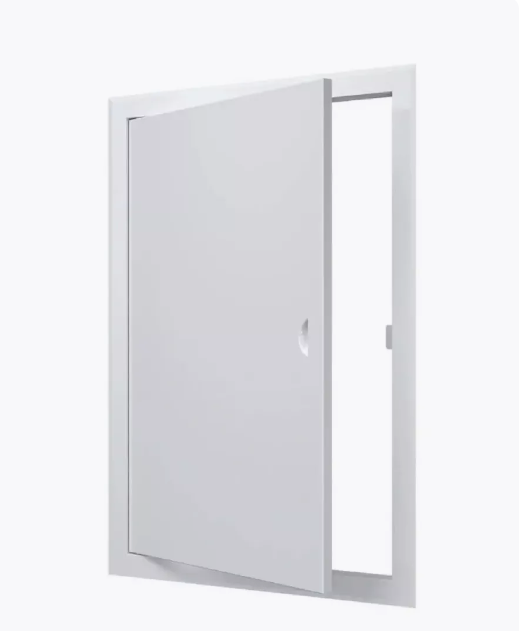 Люк ревизионный ЛТМп фланец 400*500 ручка магнит 460*560 окраш сталь