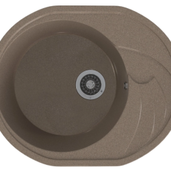 Мойка ML-GMS08 СТАНДАРТ овальная с крылом, терракот (307), 570*460*170мм