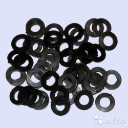 Прокладка для гибкой подводки резин. ф 6мм