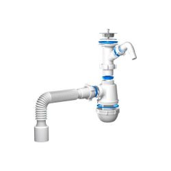 Сифон 1 1/4х40 Ани с отв. с/м с г/тр 40х50   С1310 (30 шт.)