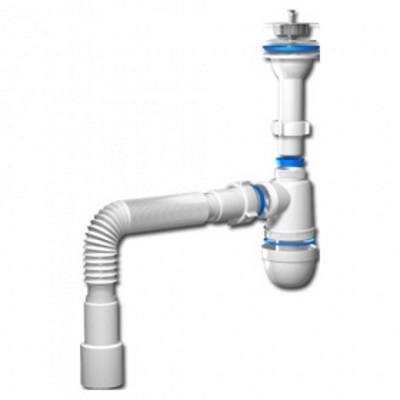 Сифон 1 1/2х40 Ани с гиб.трубой 40х40/50   С0515 (30 шт.)