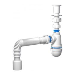 Сифон Варяг с гиб.трубой 40х40/50    С5015 (25 шт.)