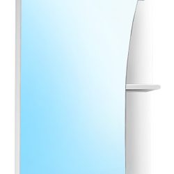 Зеркальный шкаф ВИОЛА 60 лев.