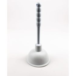 Вантуз конический белый, диам.136 мм, ручка пластмассовая h-319мм