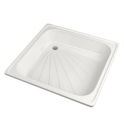 Поддон квадрат 0,7*0,7*0,15 стальной d 50