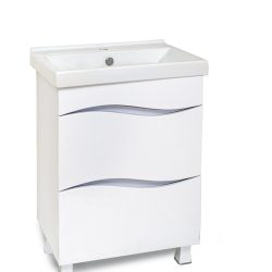 06 Тумба СМАЙЛ цв. белый 600 под умывальник Fest 60/ Фостер 600