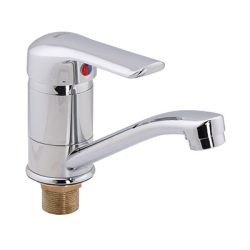 21 Смеситель для кухни средний нос c гайкой С4121