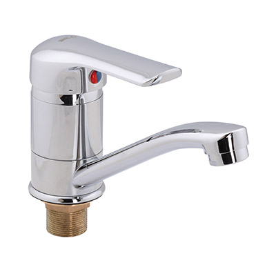 21 Смеситель для кухни средний нос c гайкой С4121