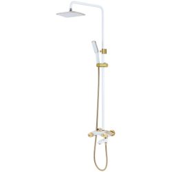 02 Душевая система со смесителем и тропическим душем Люкс А8702