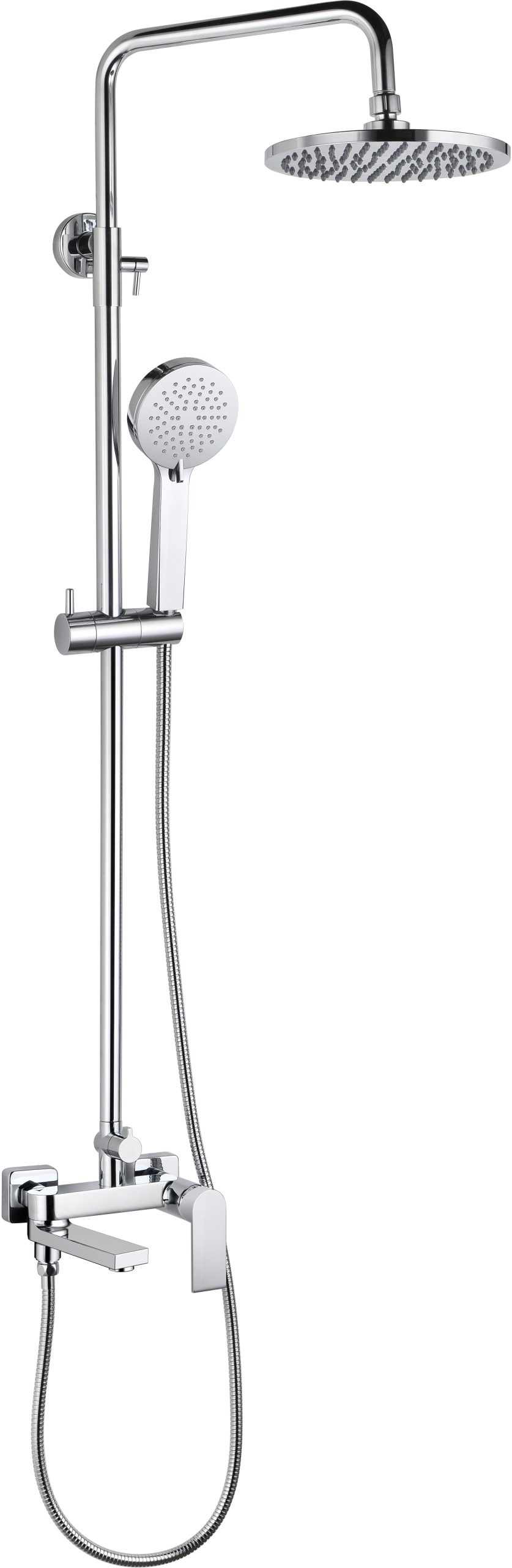 11 Душевая система со смесителем и тропическим душем Люкс А8711